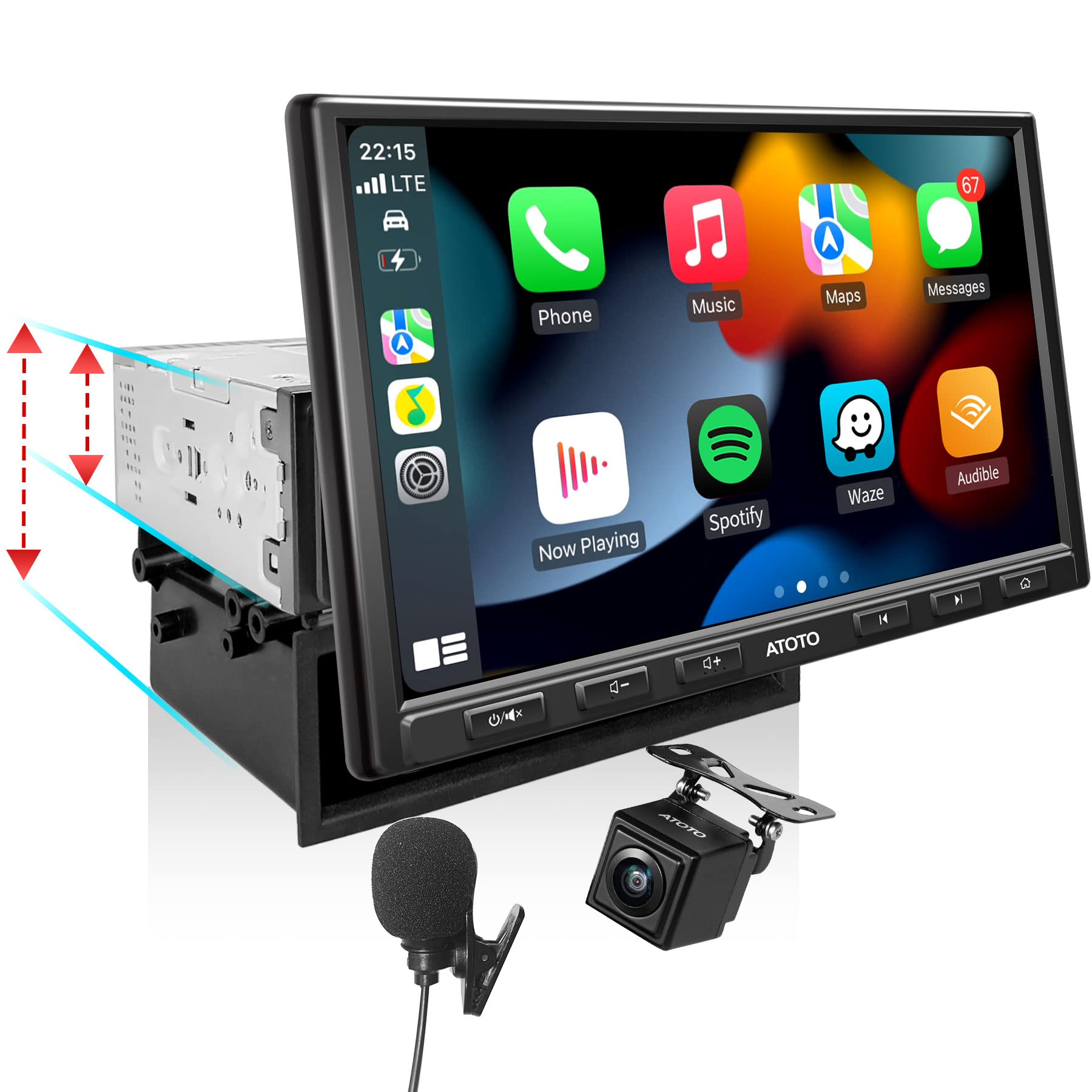 Amazon.co.jp: ATOTO Android オーディオ一体型ナビ、 有線CarPlayと